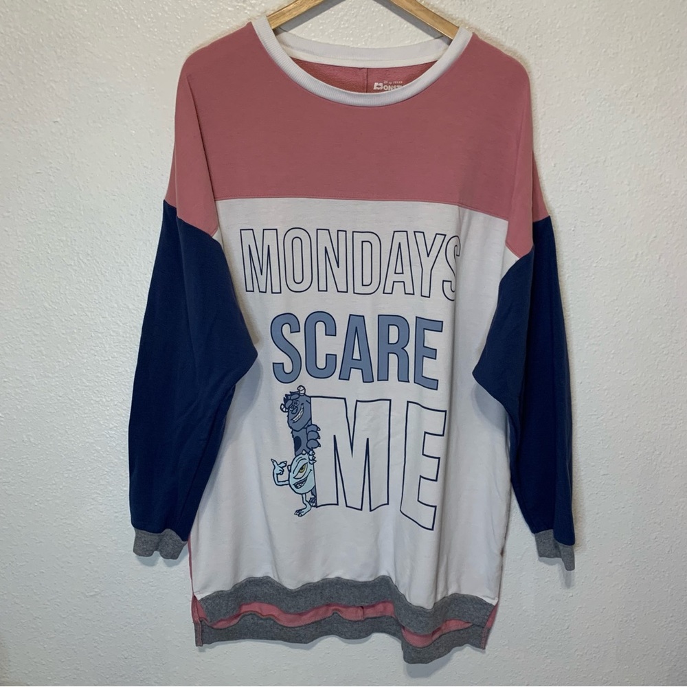 Disney and Pixar Monsters Inc Long sleeve Light weight Sweater Women’s XL